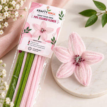 Pipe cleaner flower kit 09