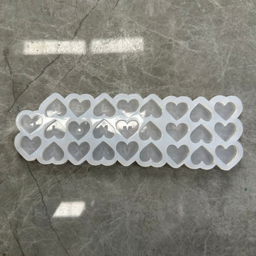 Heart alphabet mould