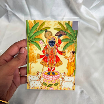 Shreenathji peel off sticker sheet A6