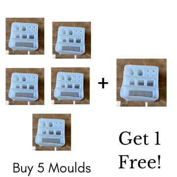 Square lipstick stand storage box mould (5 pc)