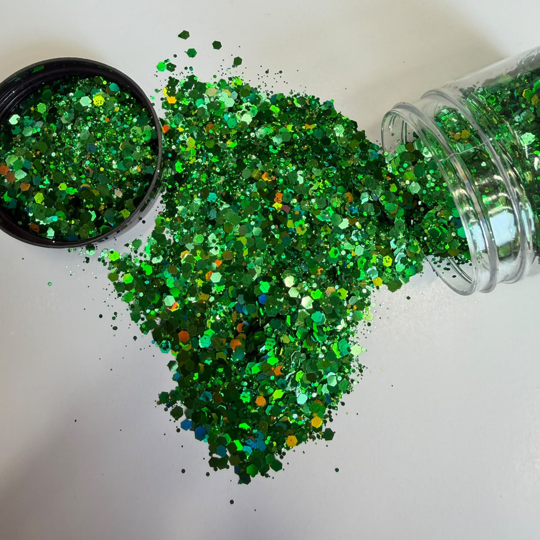 Green Dusty chunks glitters