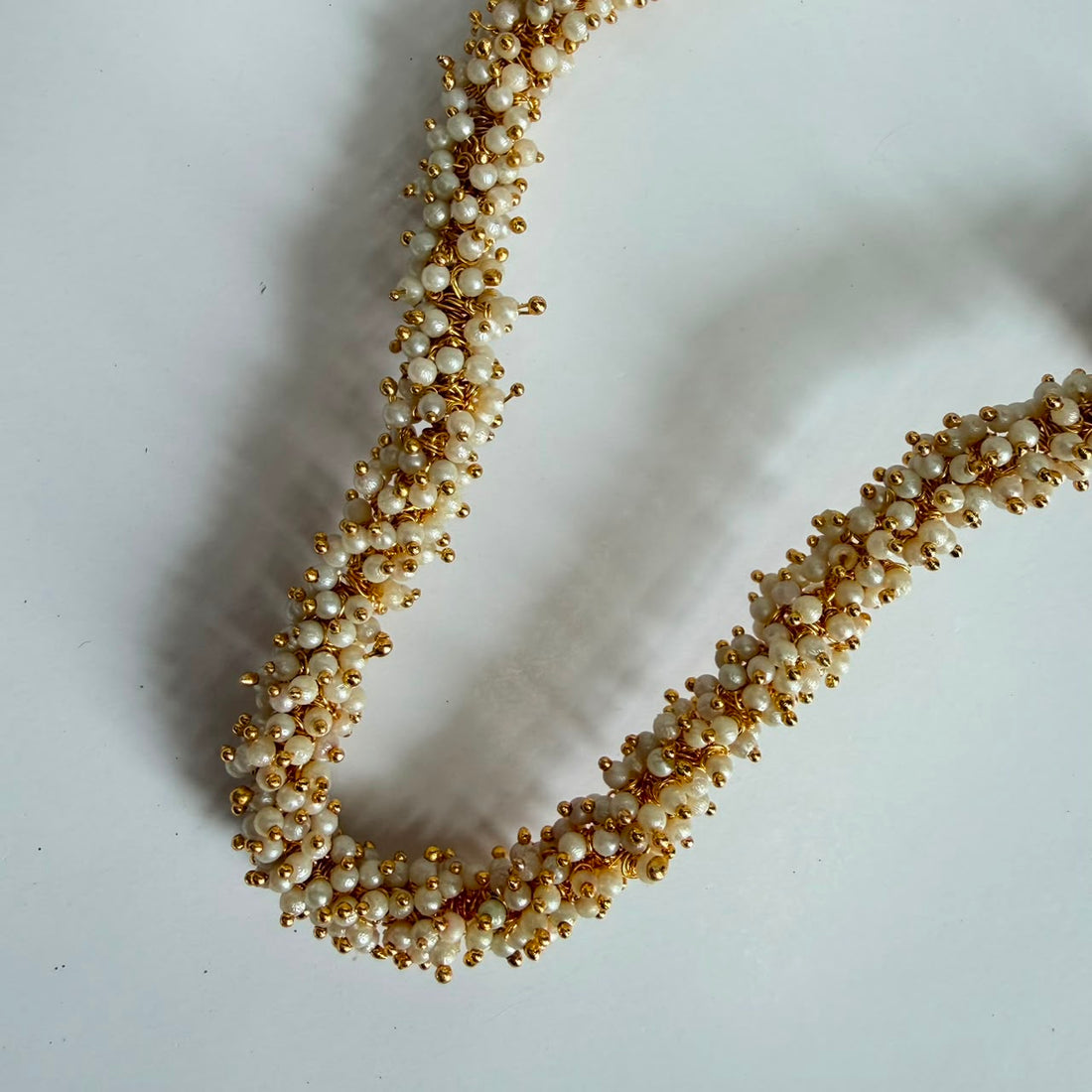 Pearl beads jhumki 50 gm