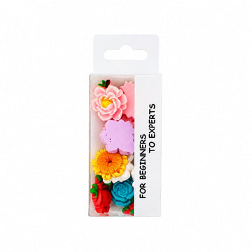 3D Assorted Flower Embellishments Pack