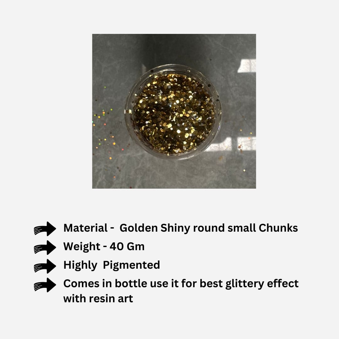 Gold shiny Round chunks