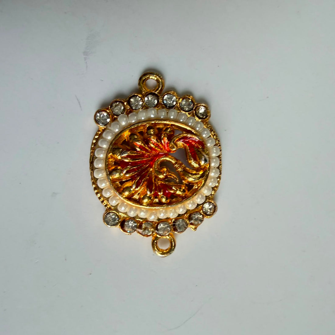 Rakhi diamond charm peacock