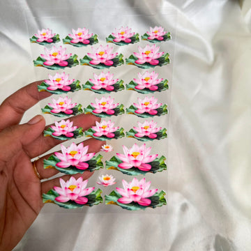 Lotus peel off sticker sheet A6 E