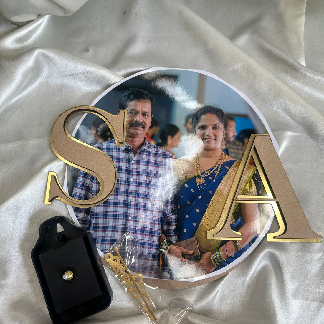 Initial clock set with photo