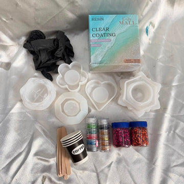 Resin diy diwali tealight holder kit