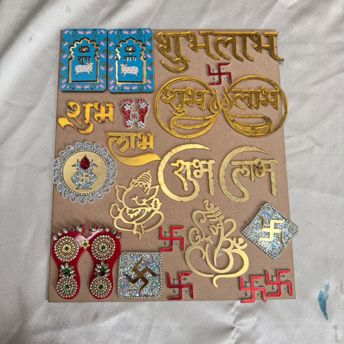 Diwali embellished cutout big