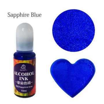 Alcohol ink sapphire blue