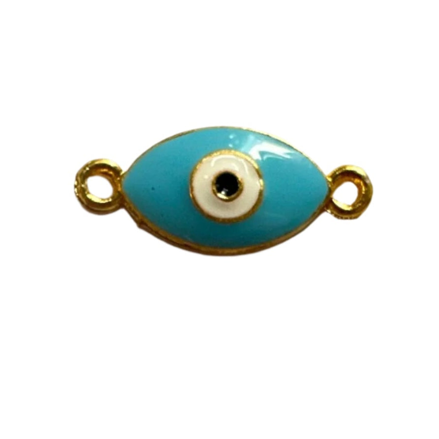 Blue evil eye charm