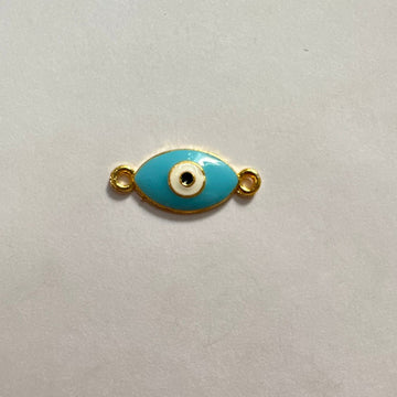 Blue evil eye charm