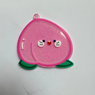 Acrylic charm cute peach