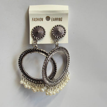 Jumkha base silver round pearl