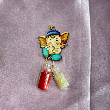 Kumkum chawal bottle set ganeshji 003