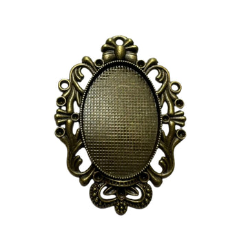 Vintage bezel oval Designer 005