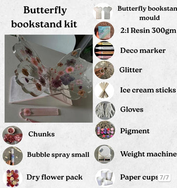 Butterfly bookstand kit
