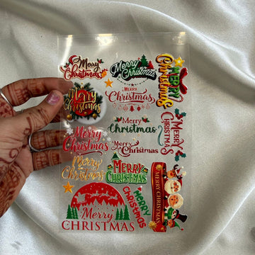Christmas peel off sticker D