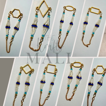 Ready rakhi bracelet chain with bezel 003