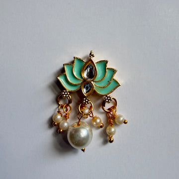 Lotus hanging kundan charm 003