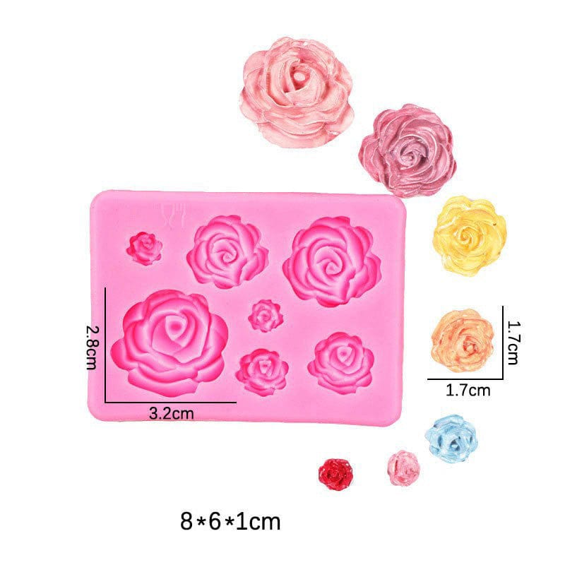 7 in 1 rose mould