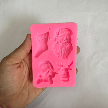 4 in 1 Christmas mould