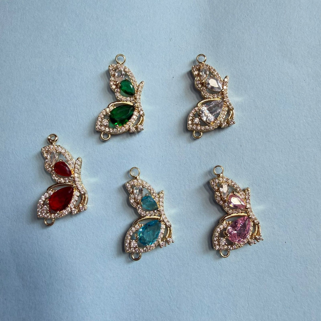 Diamond butterfly Rakhi charms