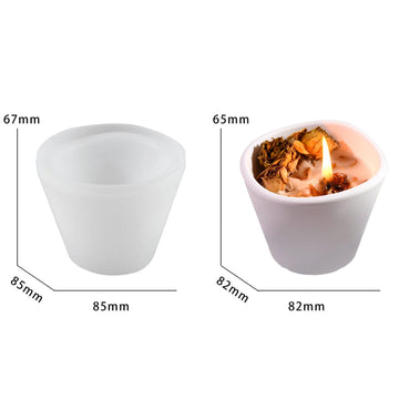 Wave shape bowl candle mould