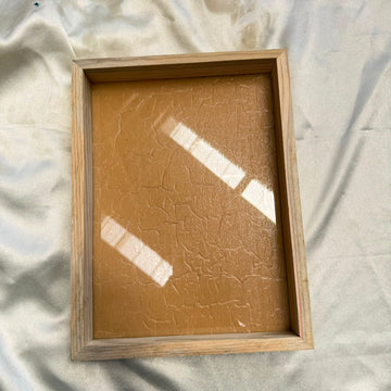 Pinewood frame with acrylic rectangle 9*12 inch