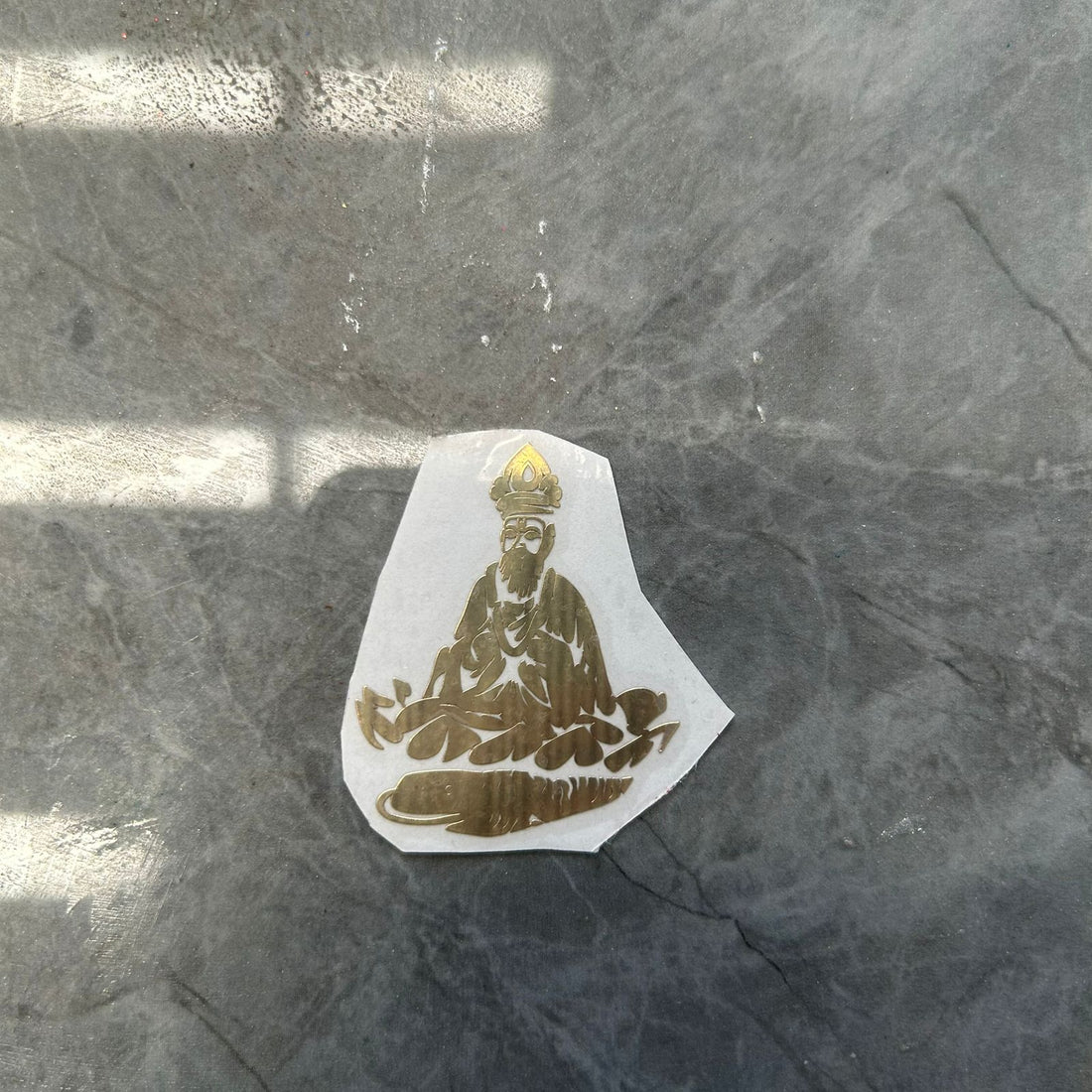 Jhulelal god metal sticker