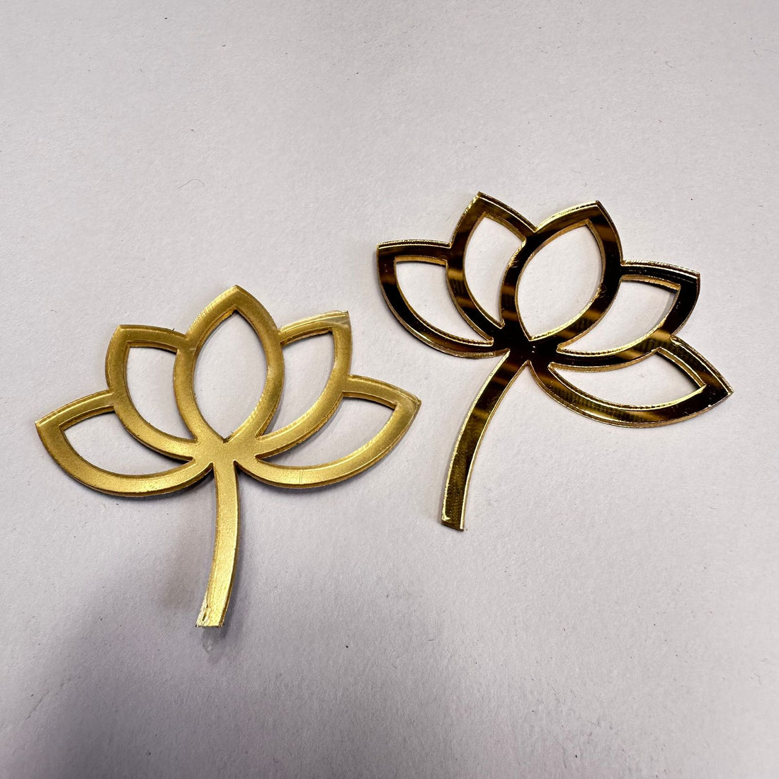 Acrylic lotus cutout
