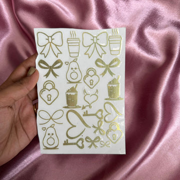 Phone case aesthetic metal sheet A6