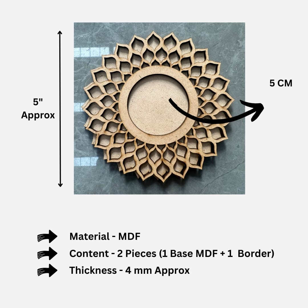 Mdf tea light 020