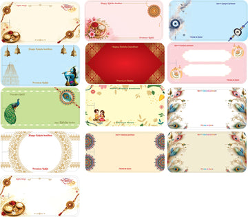 Couple Rakhi cards combo