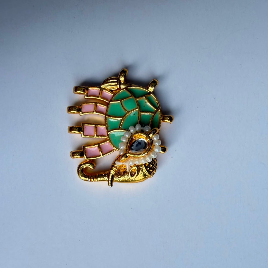 Elephant Kundan charm 002