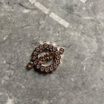 Rosegold rakhi charm 001