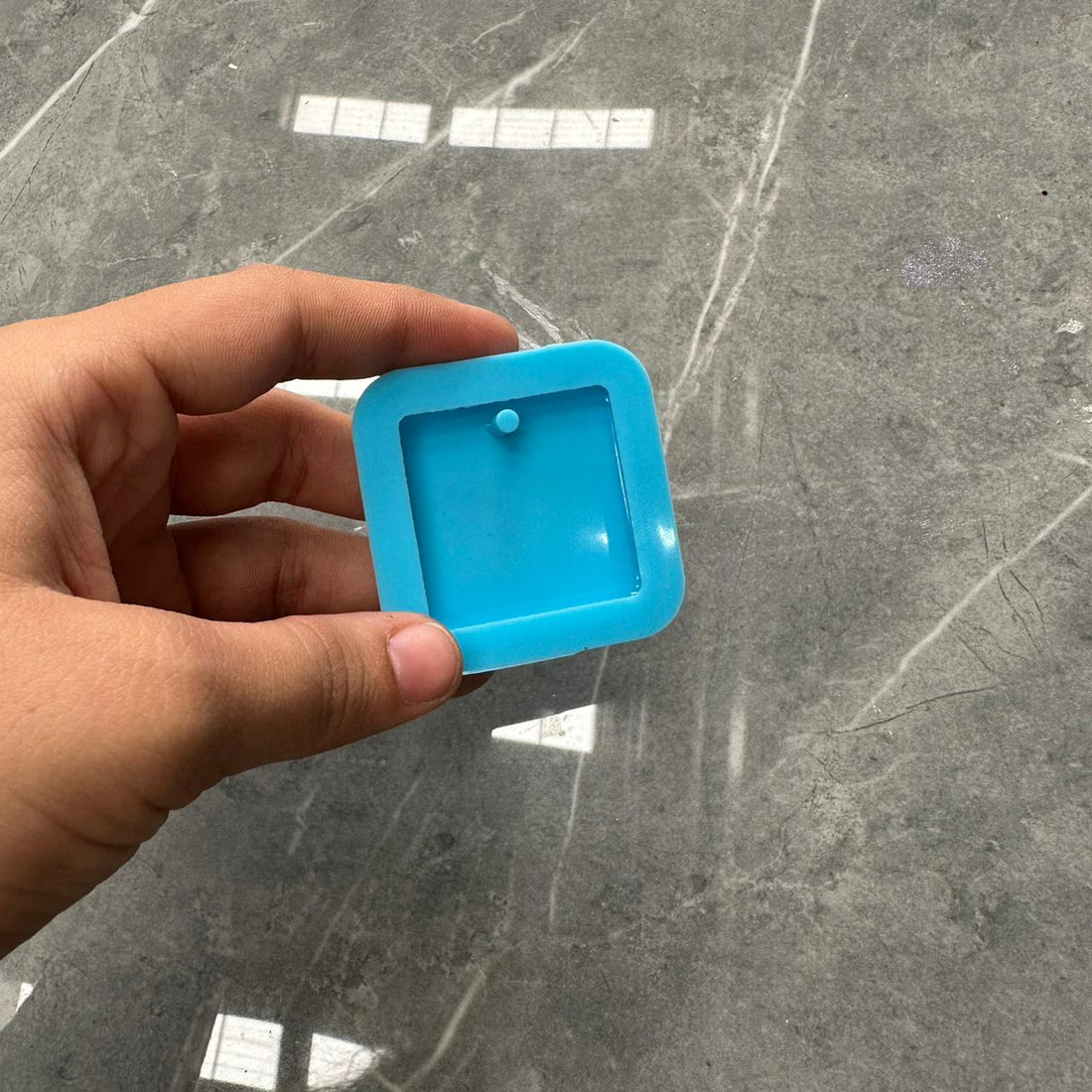 Square border Keychain mould