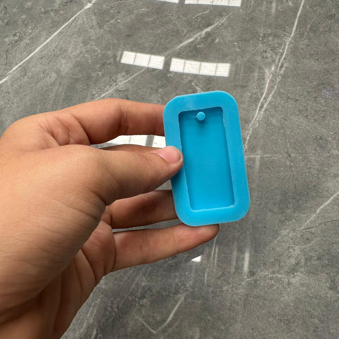 Rectangle border Keychain mould