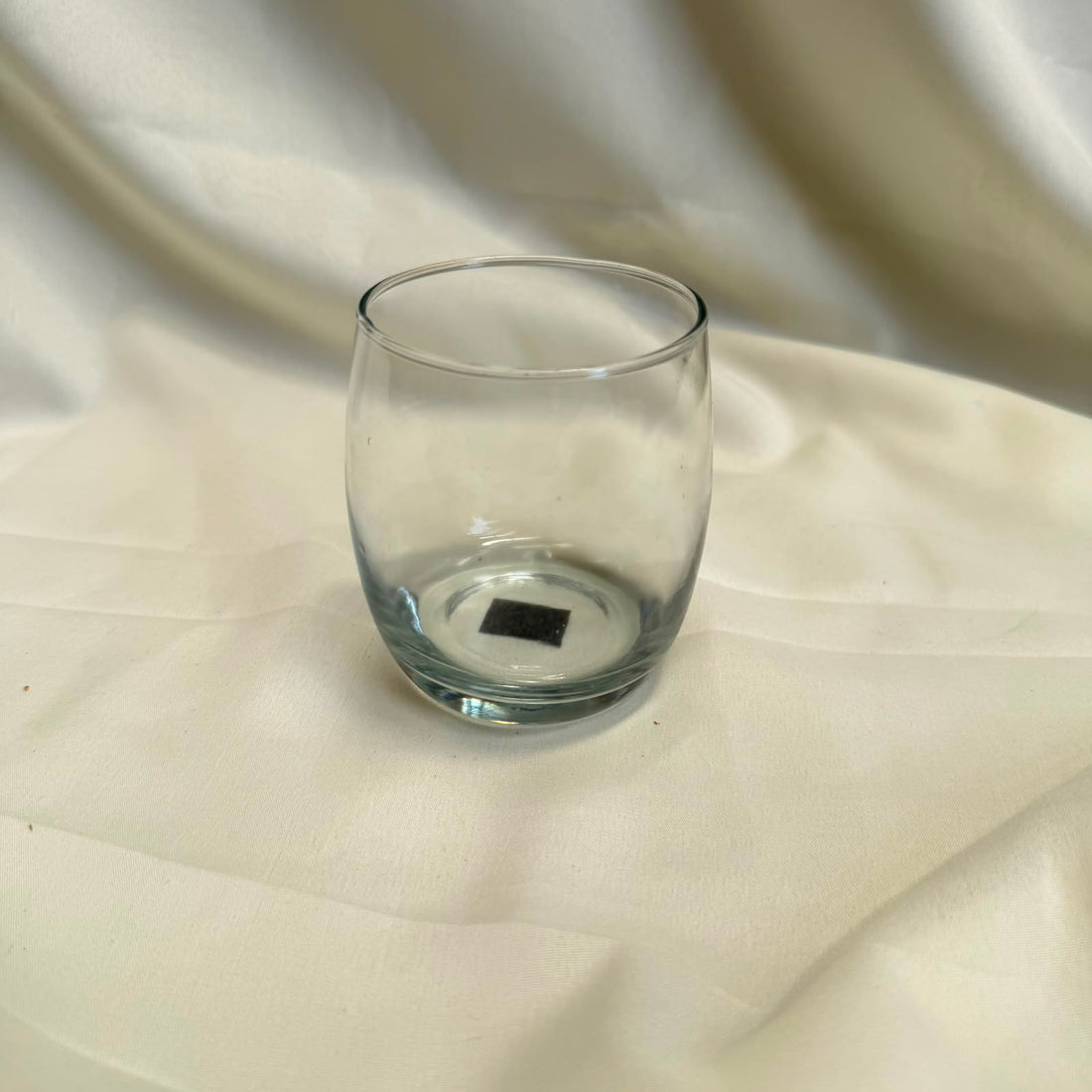 Curve round candle glass