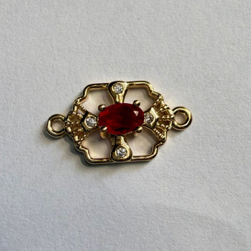 Rakhi diamond charm red