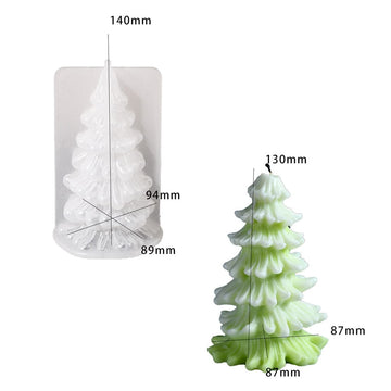 Christmas Tree shape candle Mould