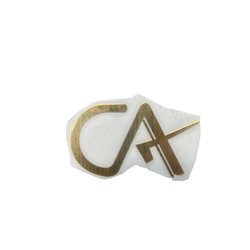 CA logo metal sticker