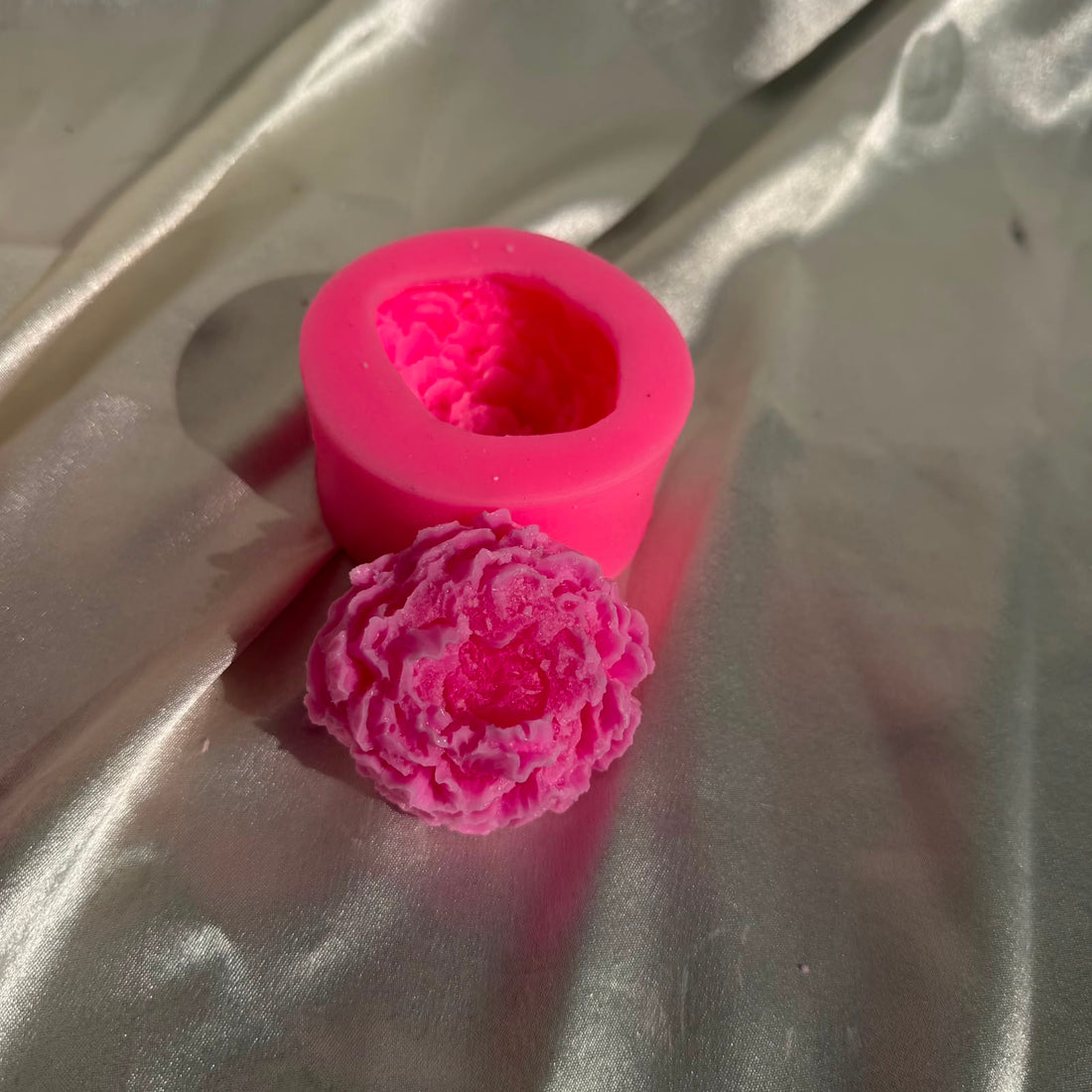 Flower candle mould 004