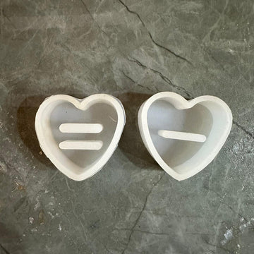 Ring holder mould heart set of 2