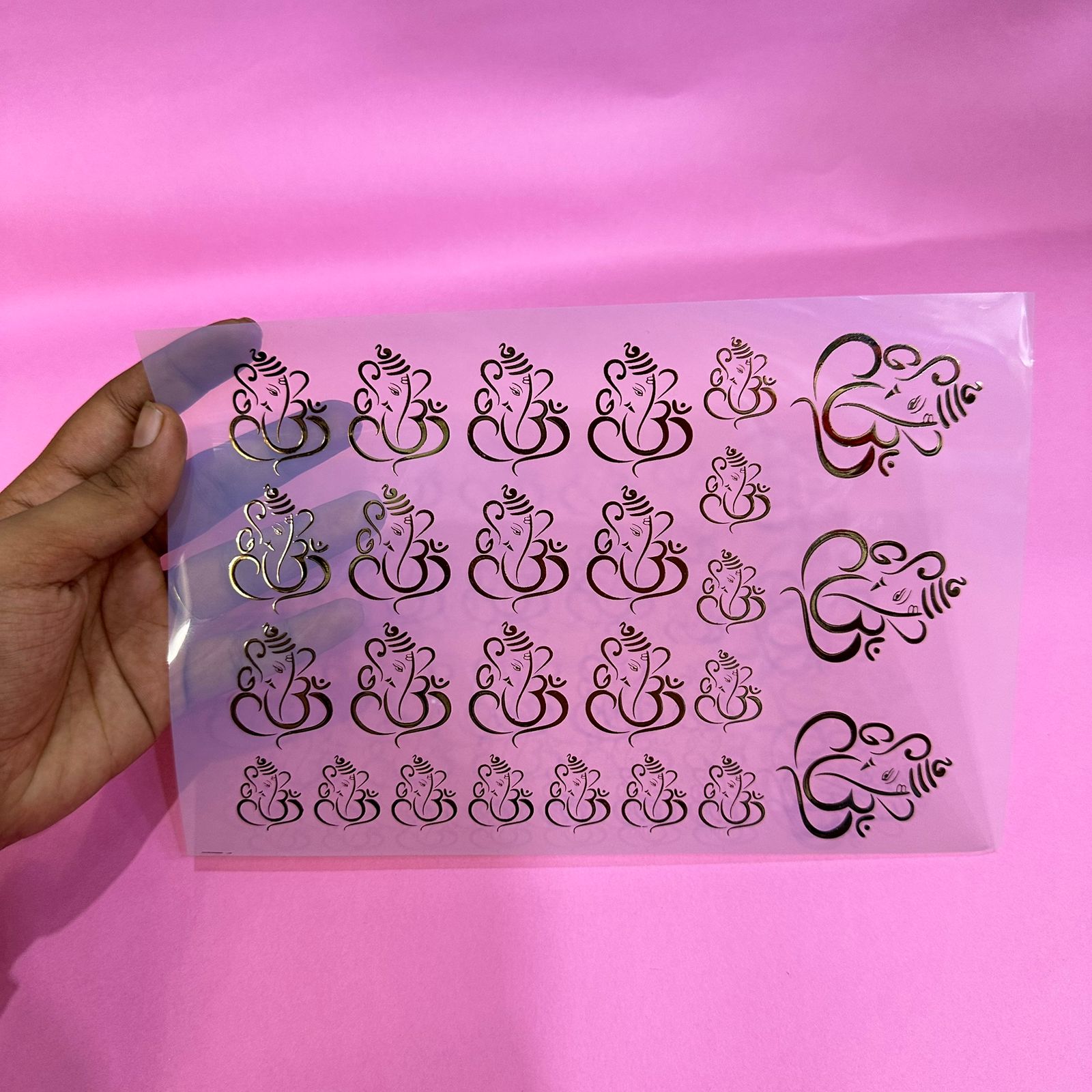 Ganeshji metal insert sheet A5