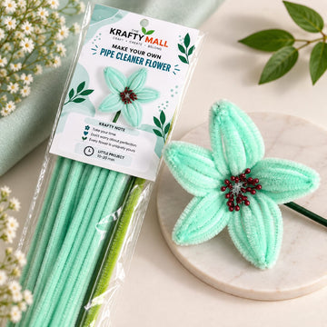 Pipe cleaner flower kit 07