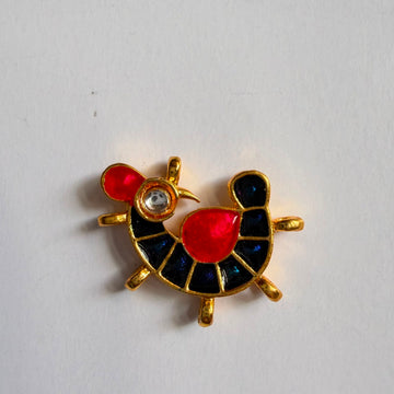 Kundan rakhi charm birds 002