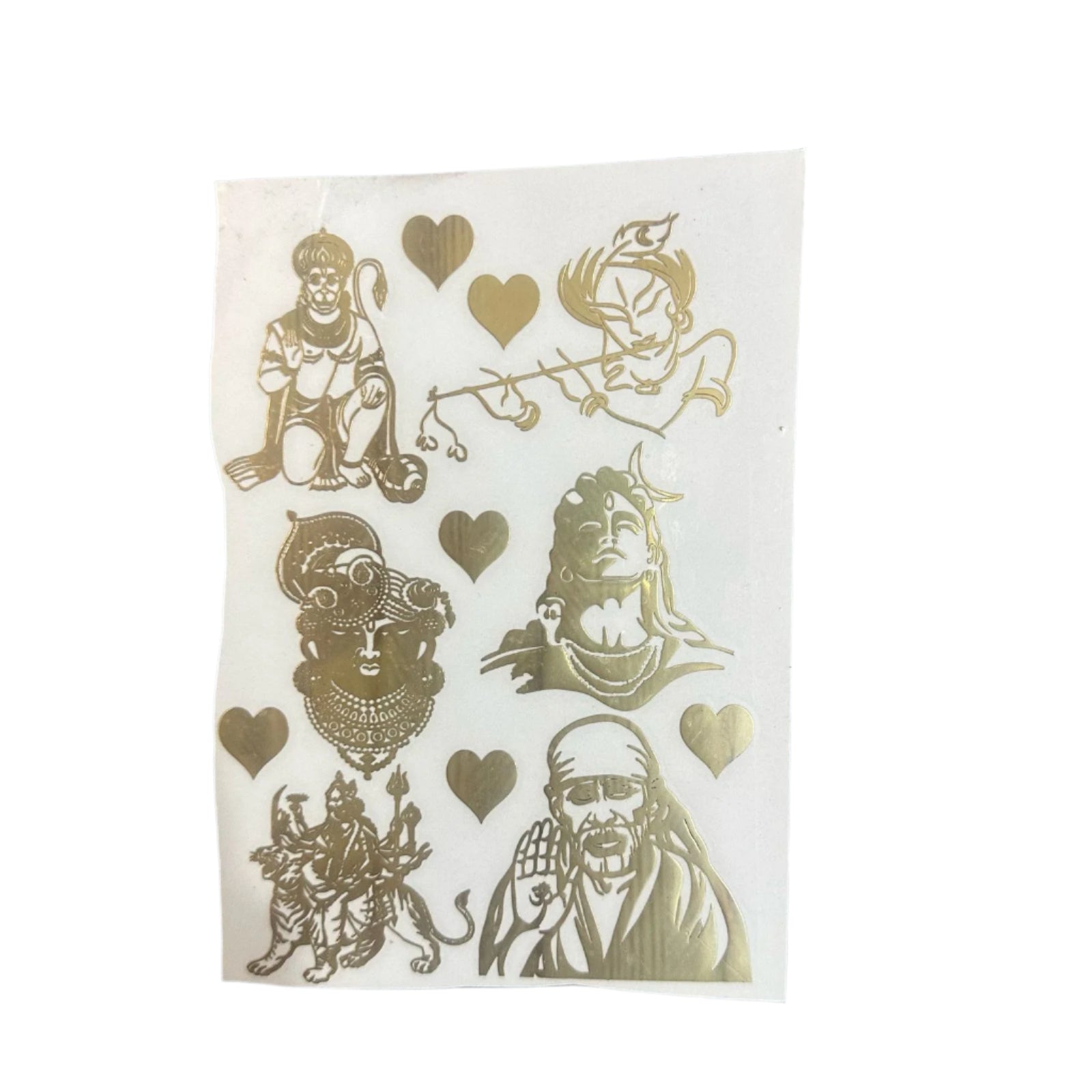 Bhagwan metal sticker sheet A6