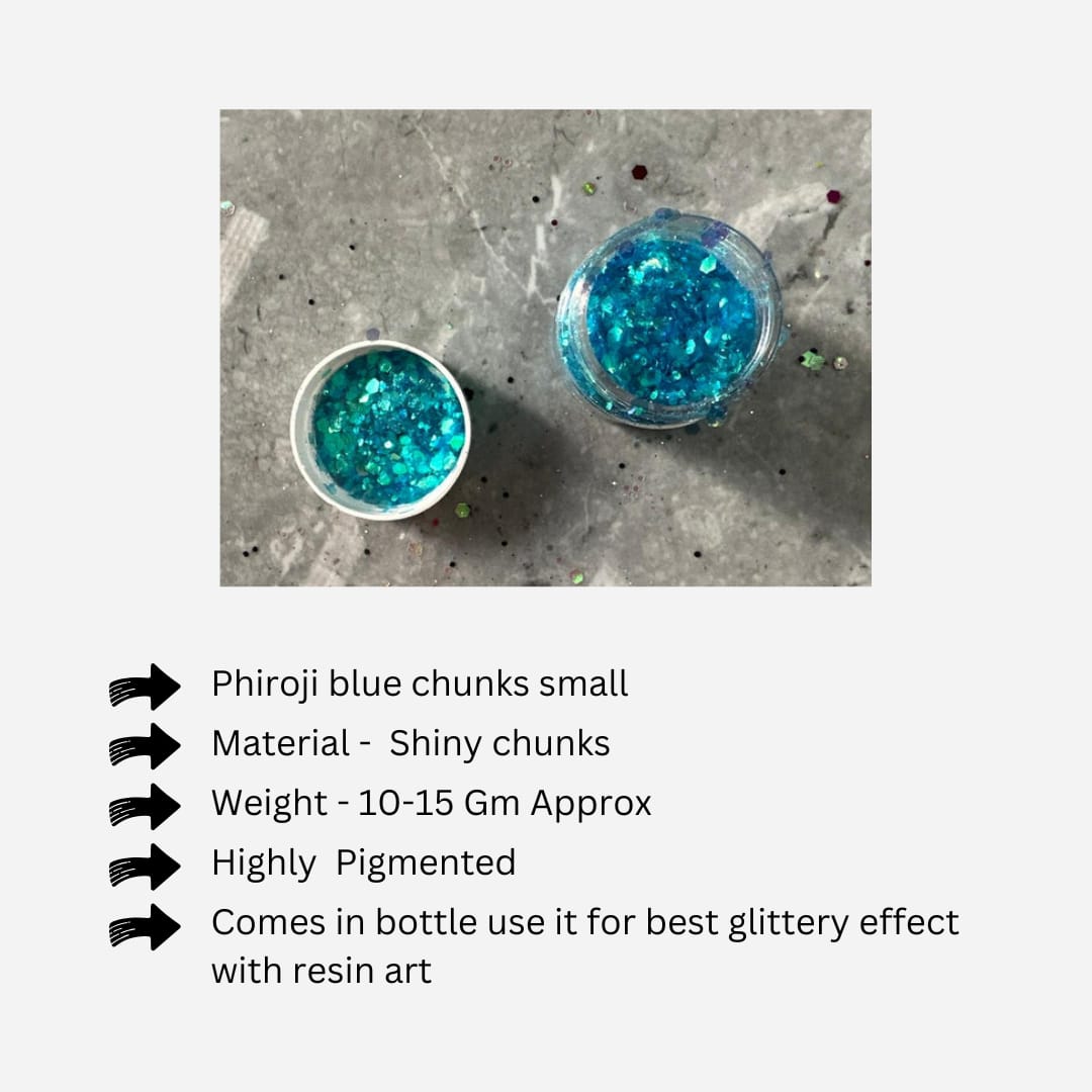 Phiroji blue chunks small