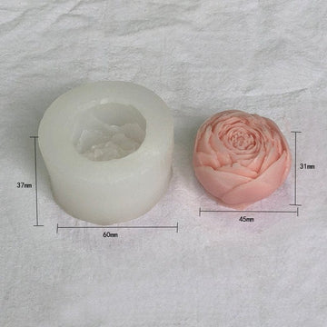 3d flower candle mould C